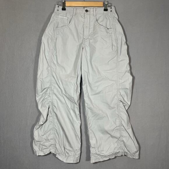 Pilcro Anthropologie Barrel Pants Women‎ 27 Parachute Grey Wide Leg Baggy Y2K - Picture 3 of 12